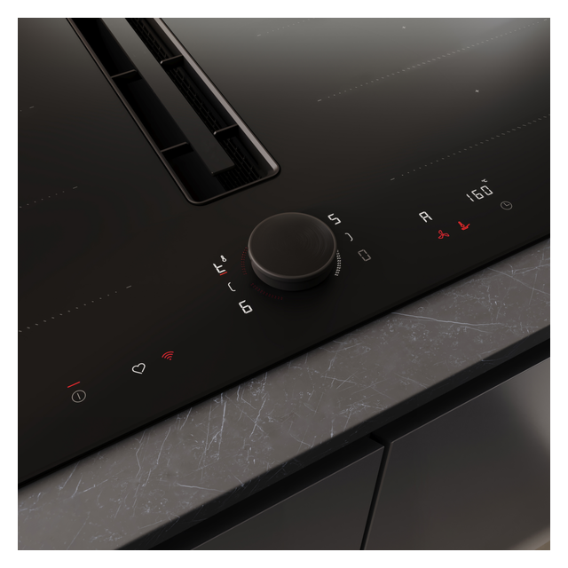 Neff V68YYX4B N 90 Induction Hob With Integrated Ventilation System 80 Cm
