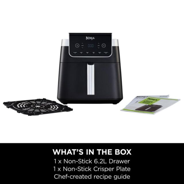 Ninja AF180UK Max Pro Air Fryer 6.2L - Black
