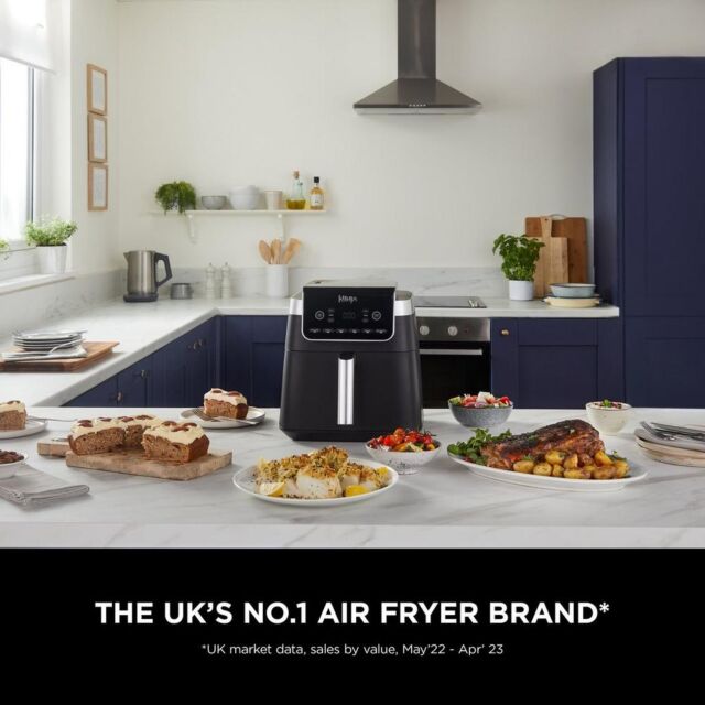 Ninja AF180UK Max Pro Air Fryer 6.2L - Black