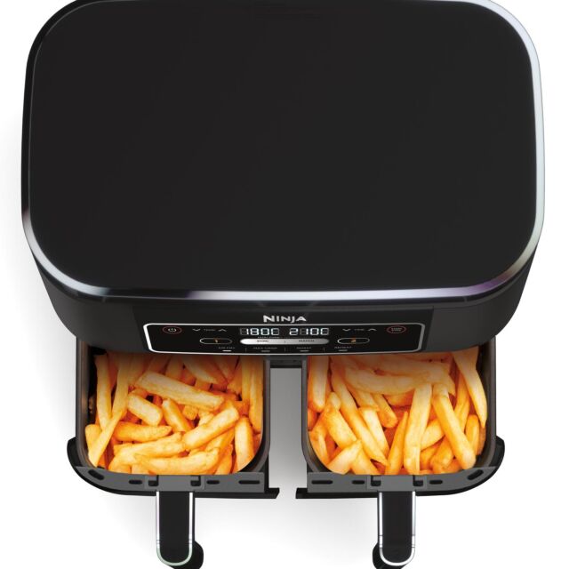 Ninja AF200UK Foodi 4-in-1 Dual Zone 7.6L Air Fryer - Black