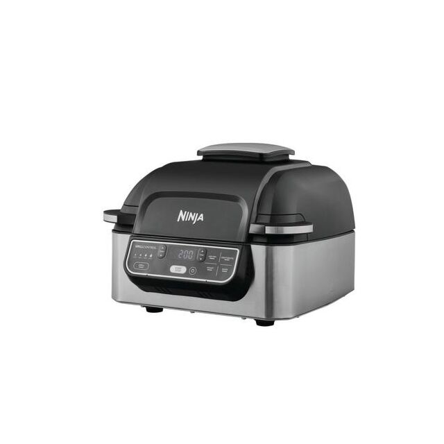 Ninja AG301UK Health Grill + Air Fryer - Black/Stainless Stee