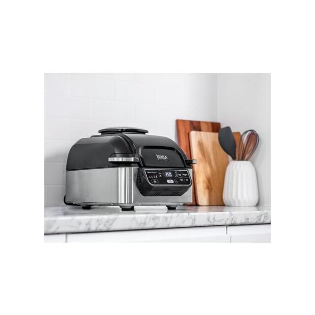 Ninja AG301UK Health Grill + Air Fryer - Black/Stainless Stee