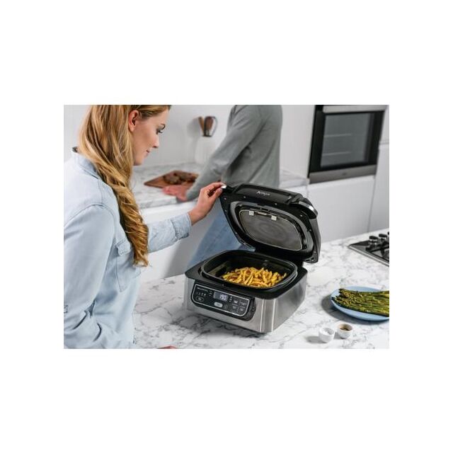 Ninja AG301UK Health Grill + Air Fryer - Black/Stainless Stee