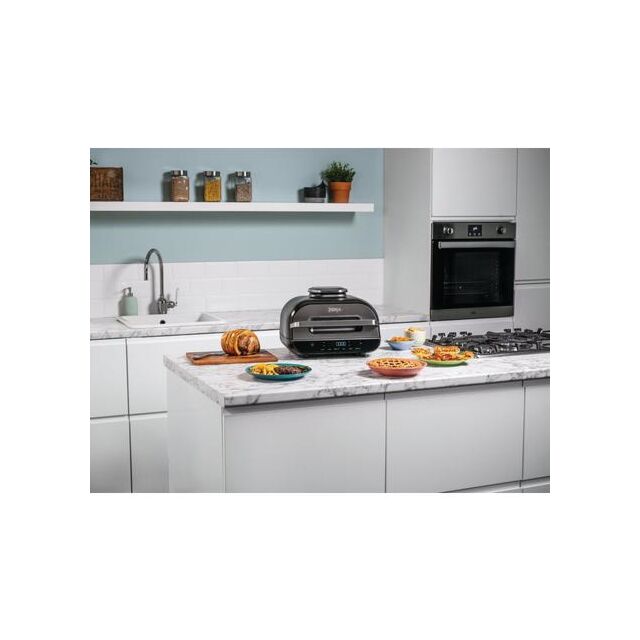 Ninja AG551UK Foodi MAX Health Grill & Air Fryer - Black/Stainless Steel