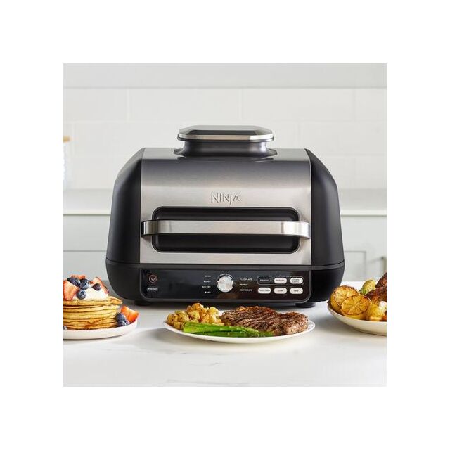 Ninja AG651UK Foodi MAX PRO Health Grill, Flat Plate 