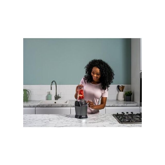 Ninja BN495UK Blender with Auto-iQ - Black/Sliver