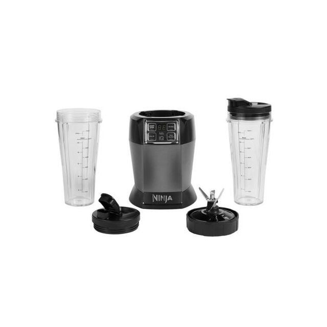 Ninja BN495UK Blender with Auto-iQ - Black/Sliver