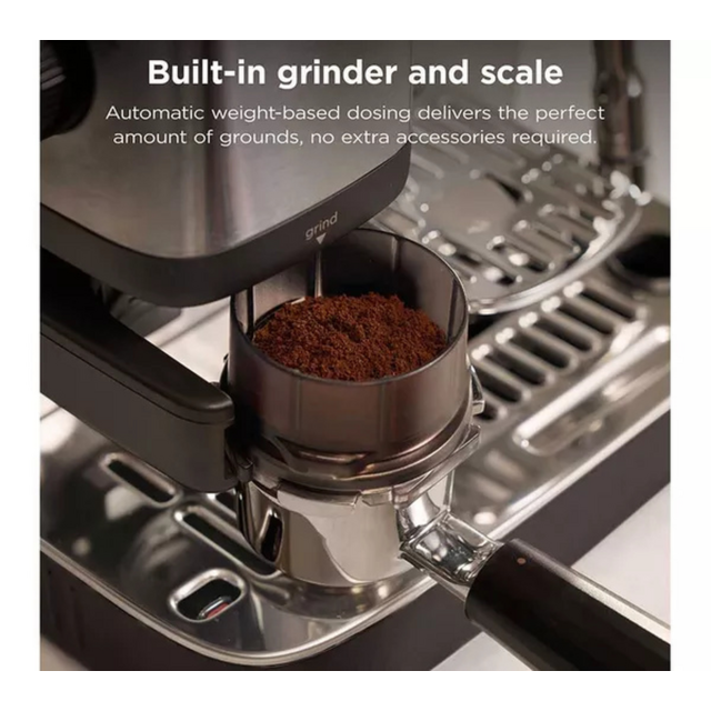 Ninja ES301UK Luxe MINI Espresso Machine Black Silver