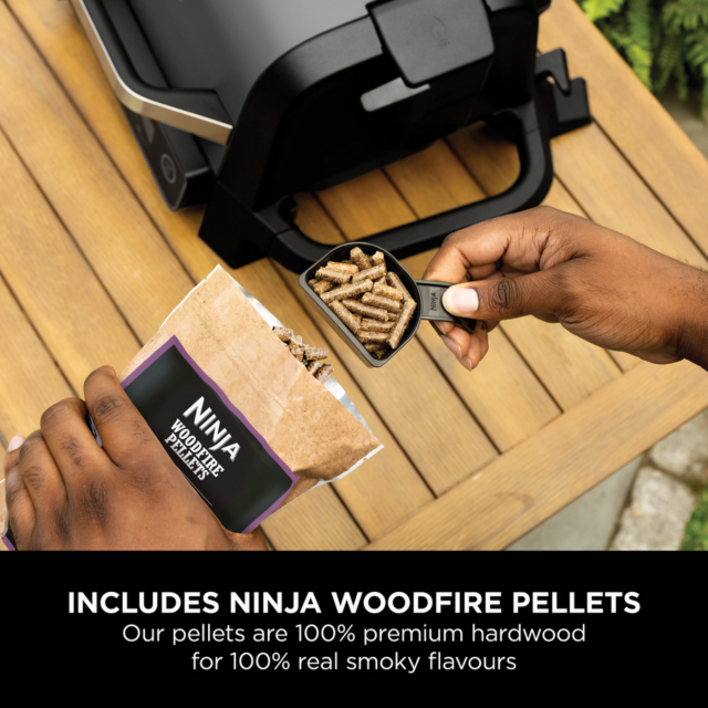Ninja OG703UK Electric Woodfire BBQ Grill & Smoker