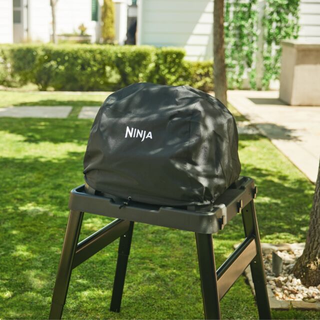 Ninja OG850UKKIT Pro XL Electric BBQ Grill & Smoker with Cover - Black