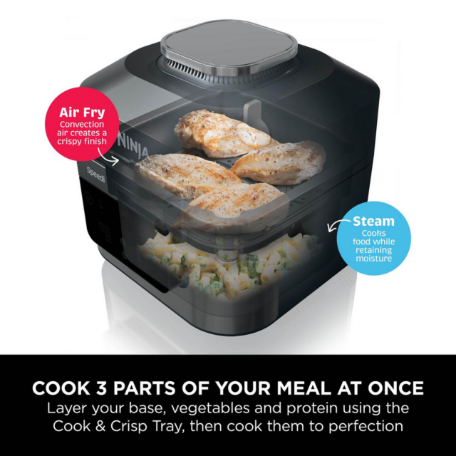 Ninja ON500UK Speedi 12-in-1 Air Fryer & Slow Cooker