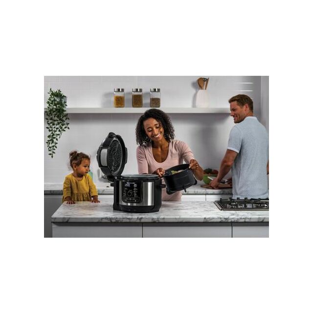 Ninja OP500UK Foodi MAX 9-in-1 Multi-Cooker - Black/Stainless Steel