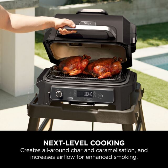 Ninja XSKOGXLRSRKEU Woodfire XL Roast & Smoke Rack - Silver