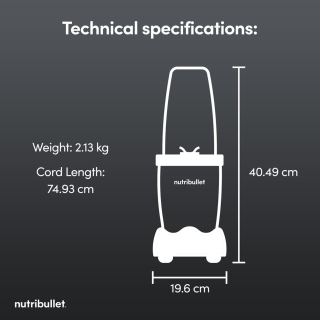 Nutribullet 2778 McLaren Portable Blender in Papaya