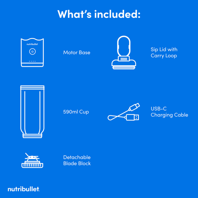 Nutribullet 02925 Flex Blender with 590ml Cup
