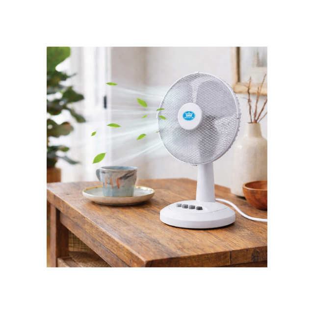 Premair HG01642 12inch Desk Fan In White 