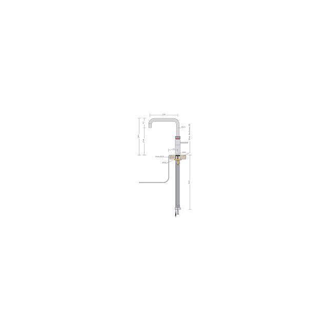 Quooker 3FSCHR PRO3 Fusion Square chrome