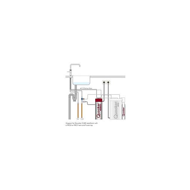 Quooker CUBE Sparkling Water Tank For Quooker Hot Taps