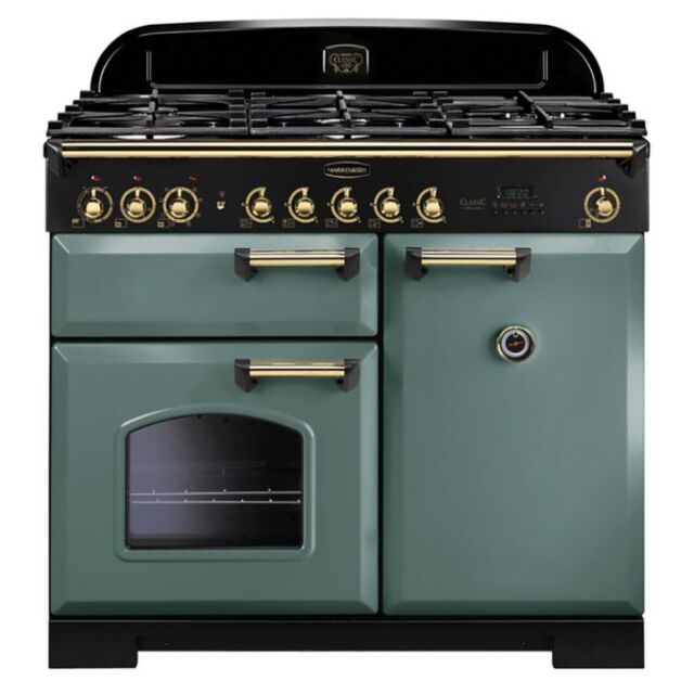 Rangemaster CDL100DFFMG/B 129530 CLASSIC DL 100 DF MINERAL GREEN/BRASS