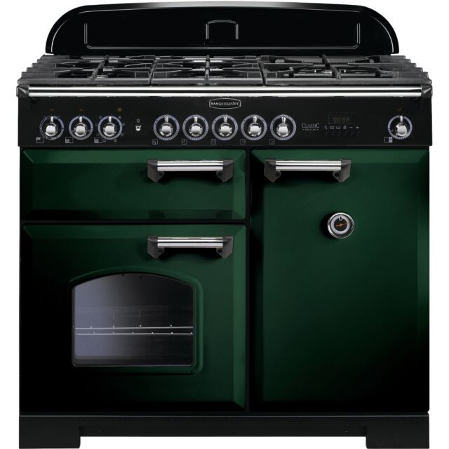 Rangemaster CDL100DFFRG/C 113810 CLASSIC DL 100 DF GREEN CHROME