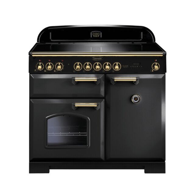 Rangemaster CDL100EICB/B 129570 CLASSIC DL 100 IND. CHARCOAL BLACK/BRASS