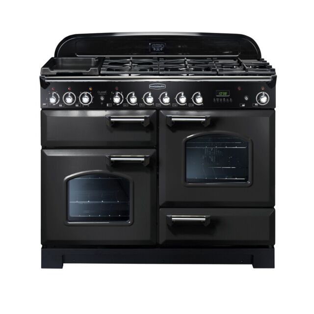 Rangemaster CDL110DFFCB/C 128500 CLASSIC DL 110 DF CHARCOAL BLACK CHROME