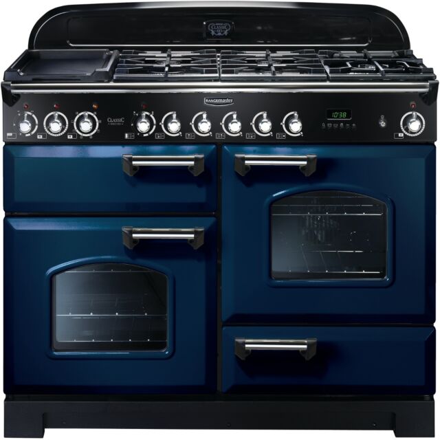 Rangemaster CDL110DFFRB/C 112910 CLASSIC DL 110 DF BLUE CHROME