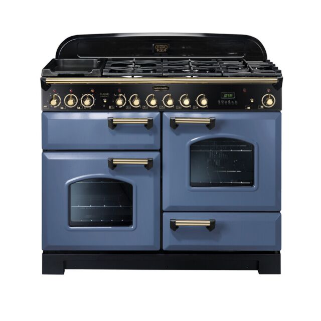 Rangemaster CDL110DFFSB/B 129580 CLASSIC DL 110 DF STONE BLUE/BRASS