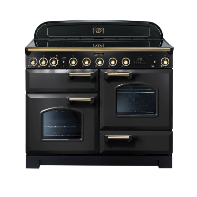 Rangemaster CDL110EICB/B 129630 CLASSIC DL 110 IND. CHAR. BLACK/BRASS GB/IE