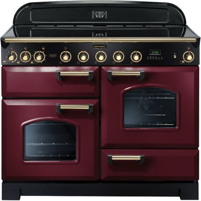 Rangemaster CDL110EICY/B 90450 CLASSIC DL 110 IND. CRANBERRY BRASS