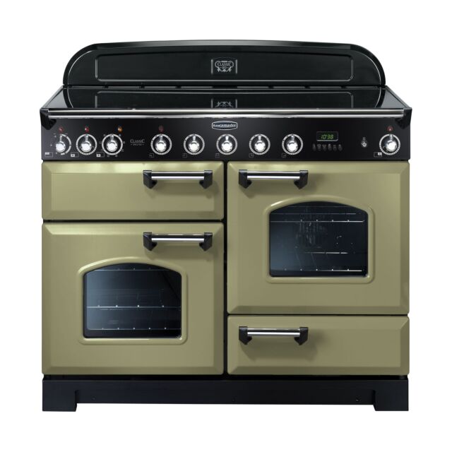 Rangemaster CDL110EIOG/C 100950 CLASSIC DL 110 IND. OLIVE GREEN CHROME