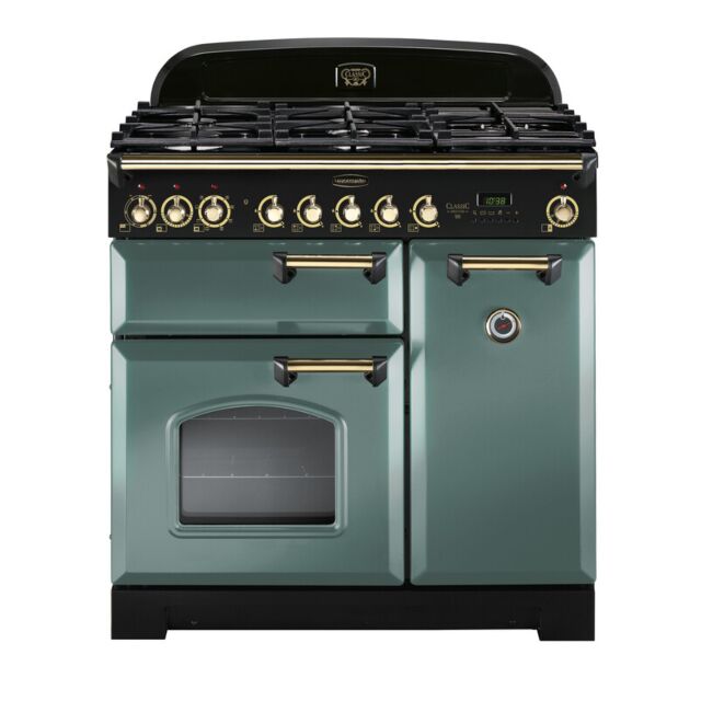 Rangemaster CDL90DFFMG/B 129440 CLASSIC DL 90 DF MINERAL GREEN/BRASS GB/IE