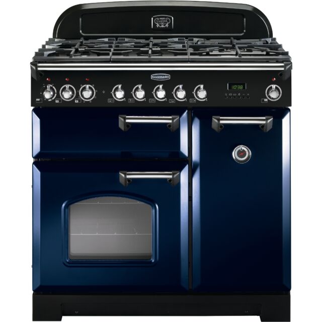 Rangemaster CDL90DFFRB/C 113530 CLASSIC DL 90 DF BLUE CHROME