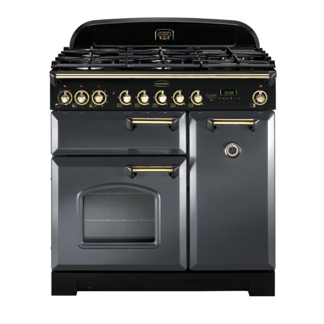 Rangemaster CDL90DFFSL/B 124150 CLASSIC DL 90 DF SLATE BRASS