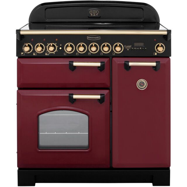 Rangemaster CDL90EICY/B 90290 CLASSIC DL 90 IND. CRANBERRY BRASS