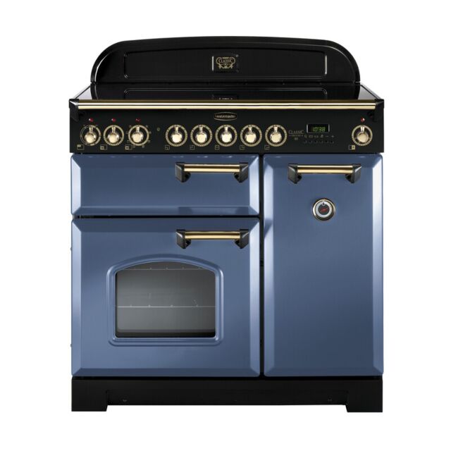 Rangemaster CDL90EISB/B 129460 CLASSIC DL 90 IND. STONE BLUE/BRASS GB/IE