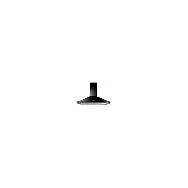 Rangemaster CLAHDC100BC/ 95690 Classic 100Cm Hood Black Chrome Rail