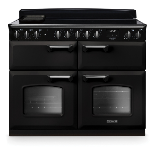 Rangemaster CLDLB110EIPCBL/CM1 14926 NEW CLASSIC DLX BC 110 EI CHRCL BLK CM GB/IE