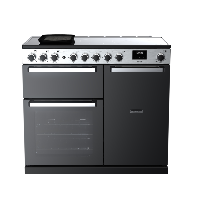 Rangemaster EDDL100EIGBLK/CM1 100CmEdge DeluxeinductionRange CookerBlack (Glass)