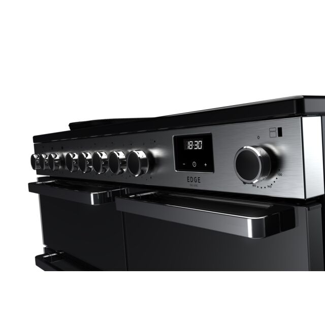 Rangemaster EDDL100EIGBLK/CM1 100CmEdge DeluxeinductionRange CookerBlack (Glass)