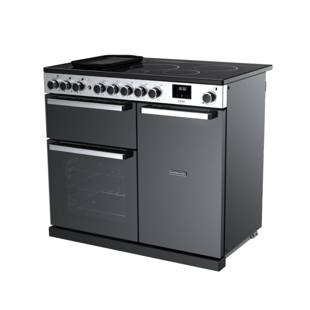 Rangemaster EDDL100EIGBLK/CM1 100CmEdge DeluxeinductionRange CookerBlack (Glass)
