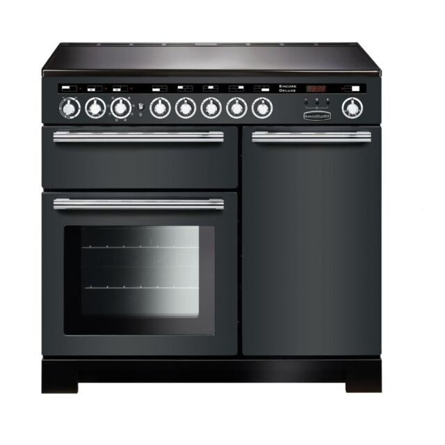 Rangemaster EDL100EISL/C 100Cm Slate And Chrome Induction