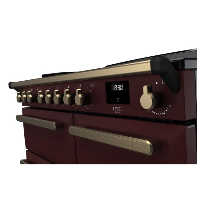 Rangemaster ESDL100EIPBOR/AB1 100CmEstel DeluxeinductionRange CookerBordeaux