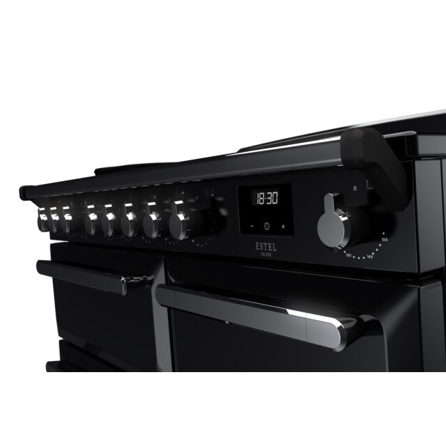 Rangemaster ESDL100EIPGBL/CM1 100CmEstel DeluxeinductionRange CookerGloss Black