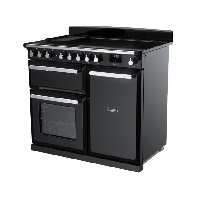 Rangemaster ESDL100EIPGBL/CM1 100CmEstel DeluxeinductionRange CookerGloss Black