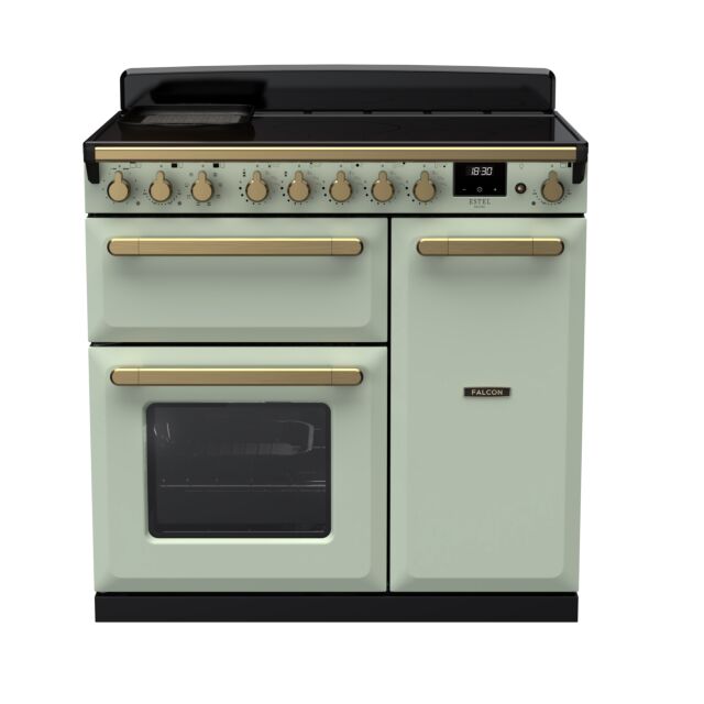 Rangemaster ESDL90EIPMNT/AB1 90CmEstel DeluxeinductionRange CookerMint