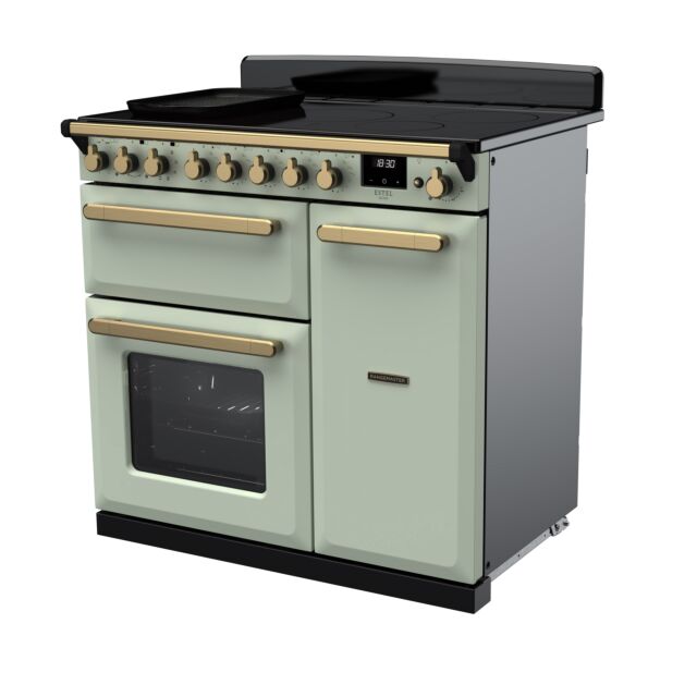 Rangemaster ESDL90EIPMNT/AB1 90CmEstel DeluxeinductionRange CookerMint