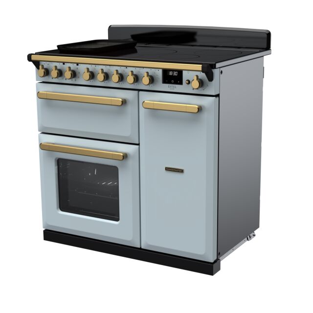 Rangemaster ESDL90EIPMSB/AB1 90CmEstel DeluxeinductionRange CookerMisty Blue