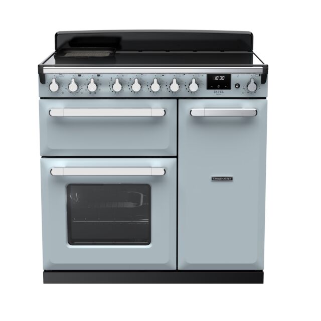 Rangemaster ESDL90EIPMSB/CM1 90CmEstel DeluxeinductionRange CookerMisty Blue