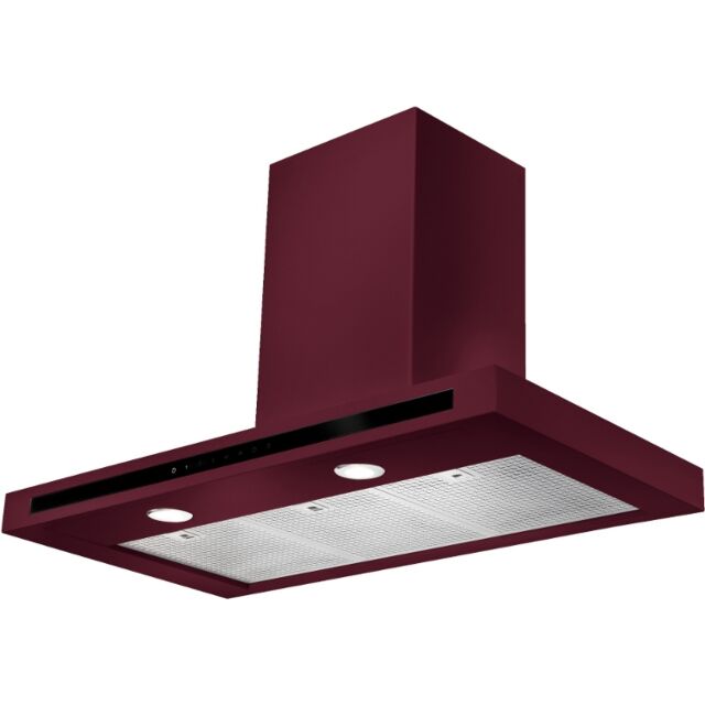Rangemaster HLTHDS100CY/ 105430 Hi-Lite 100 Cranberry Flat Hood